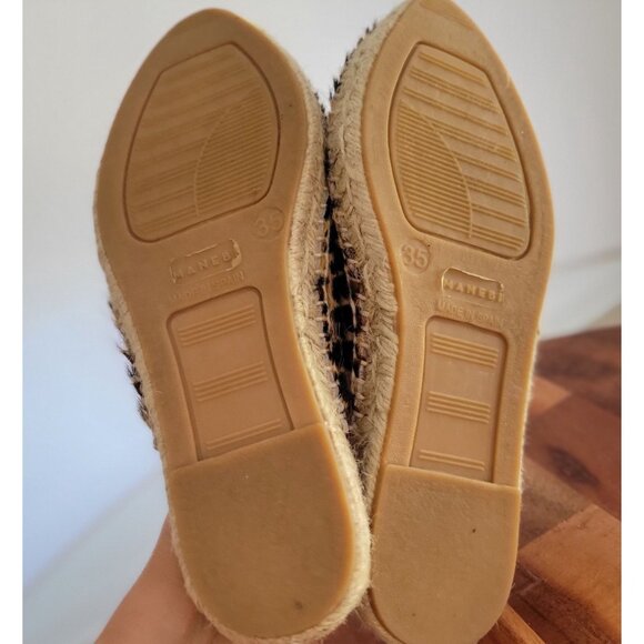 Manebi Leopard Print Slip-On Flats Espadrilles  Womens Size EU 35 - Picture 7 of 11